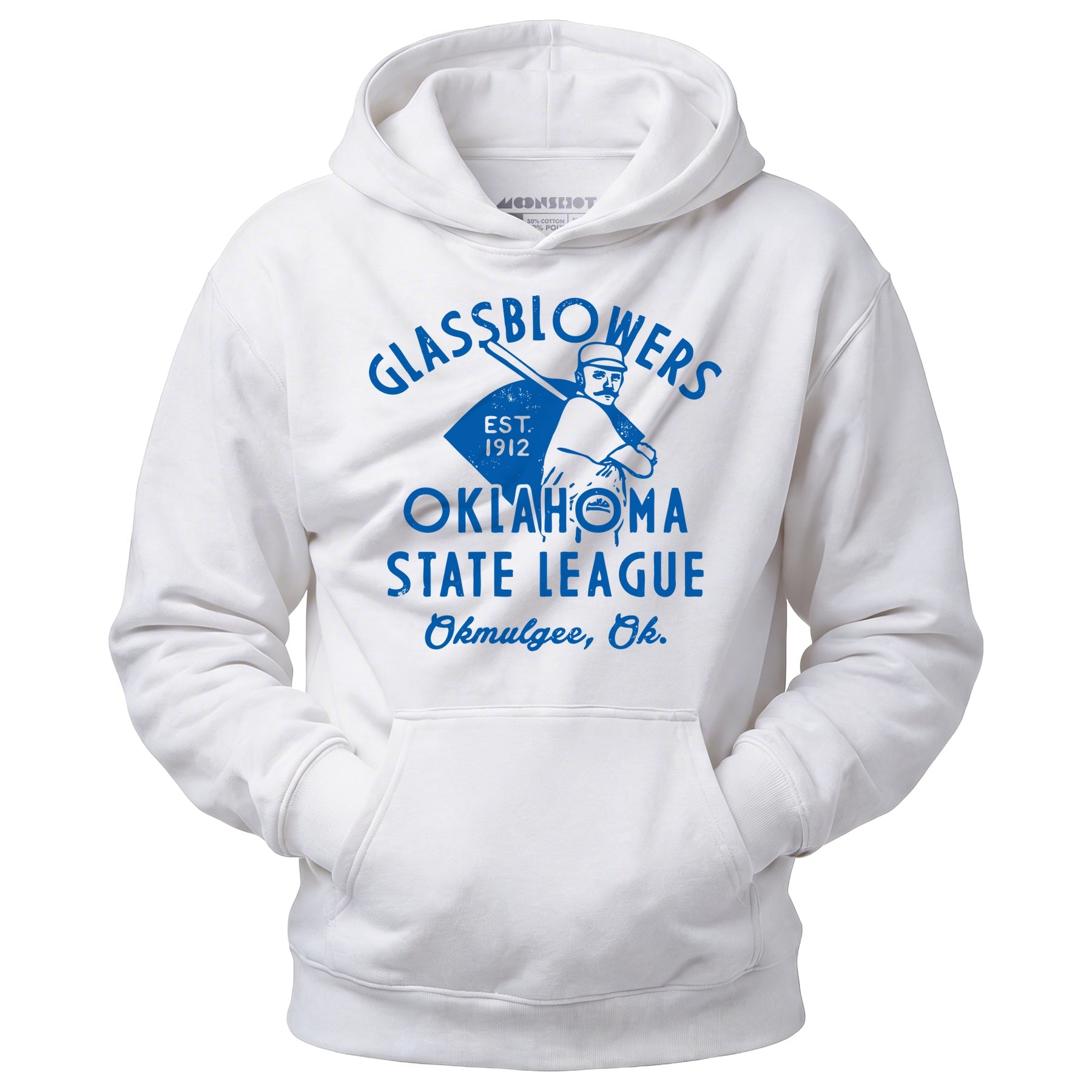 Okmulgee Glassblowers - Oklahoma - Vintage Defunct Baseball Teams - Unisex Hoodie
