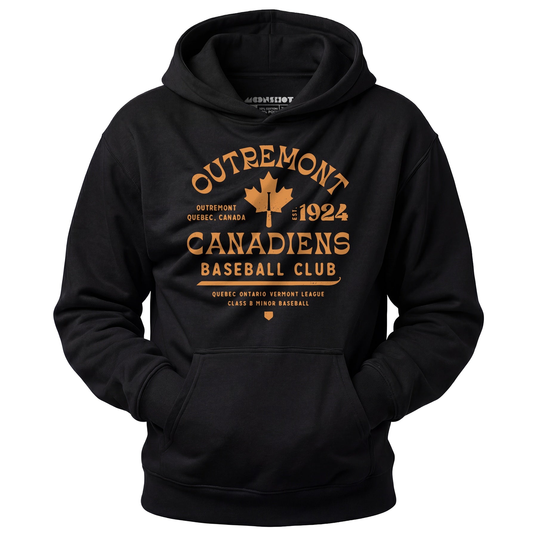 Outremont Canadiens - Canada - Vintage Defunct Baseball Teams - Unisex Hoodie