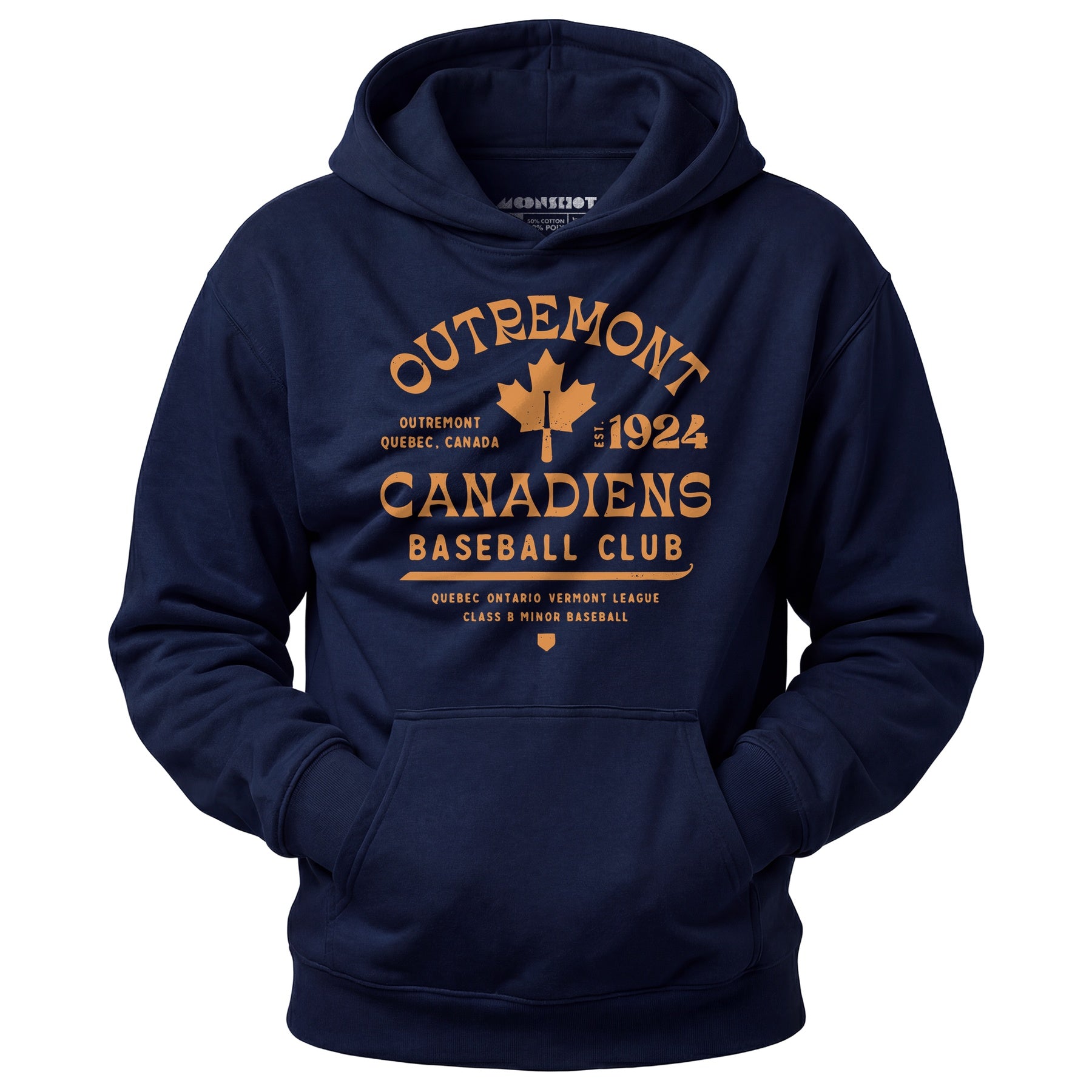 Outremont Canadiens - Canada - Vintage Defunct Baseball Teams - Unisex Hoodie