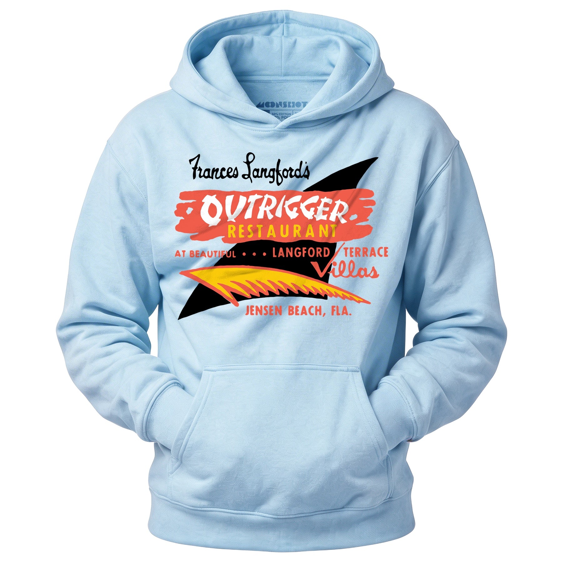 Outrigger - Jensen Beach, FL - Vintage Tiki Bar - Unisex Hoodie