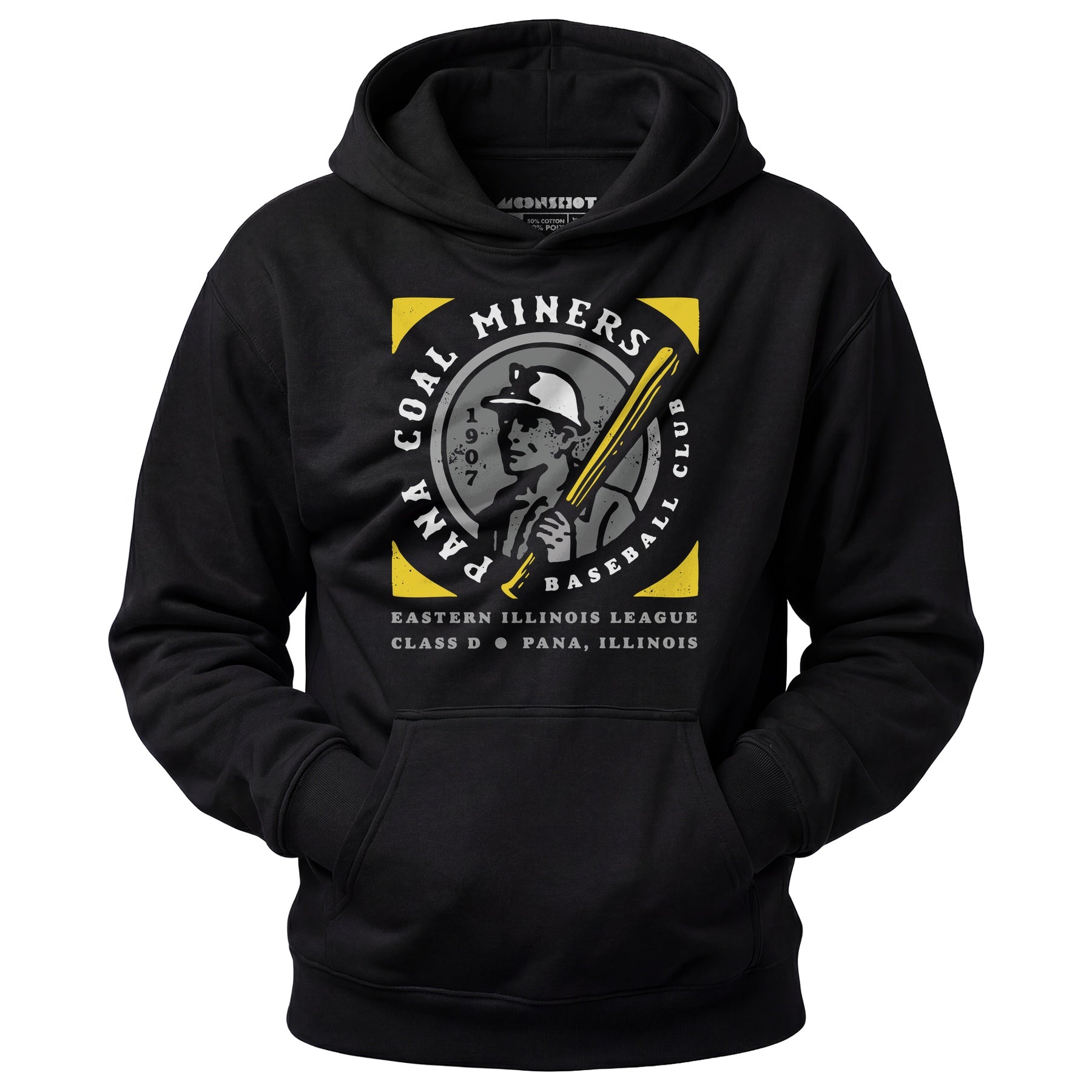 Pana Coal Miners - Illinois - Vintage Defunct Baseball Teams - Unisex Hoodie
