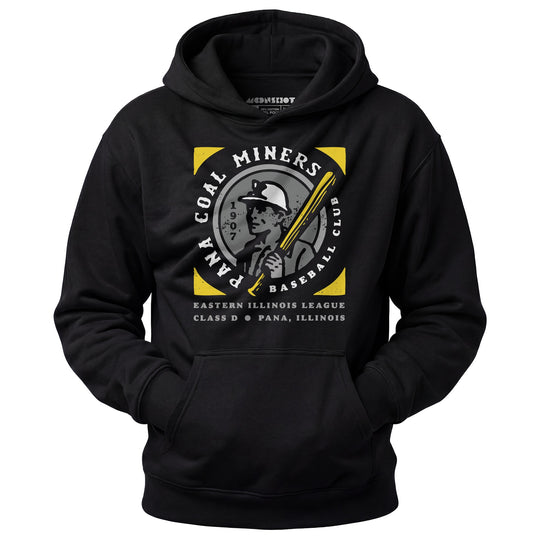 Pana Coal Miners - Illinois - Vintage Defunct Baseball Teams - Unisex Hoodie