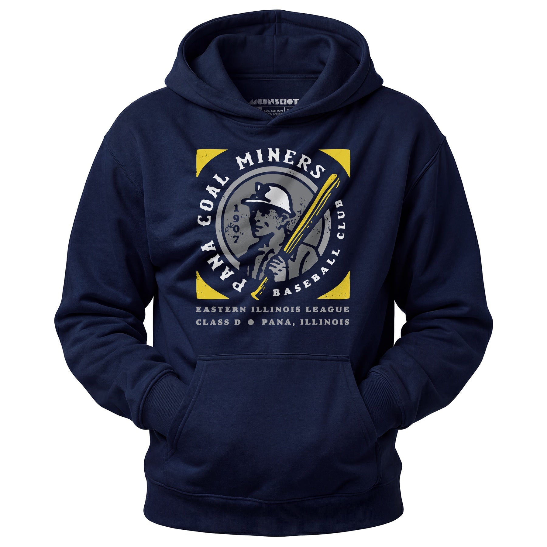 Pana Coal Miners - Illinois - Vintage Defunct Baseball Teams - Unisex Hoodie