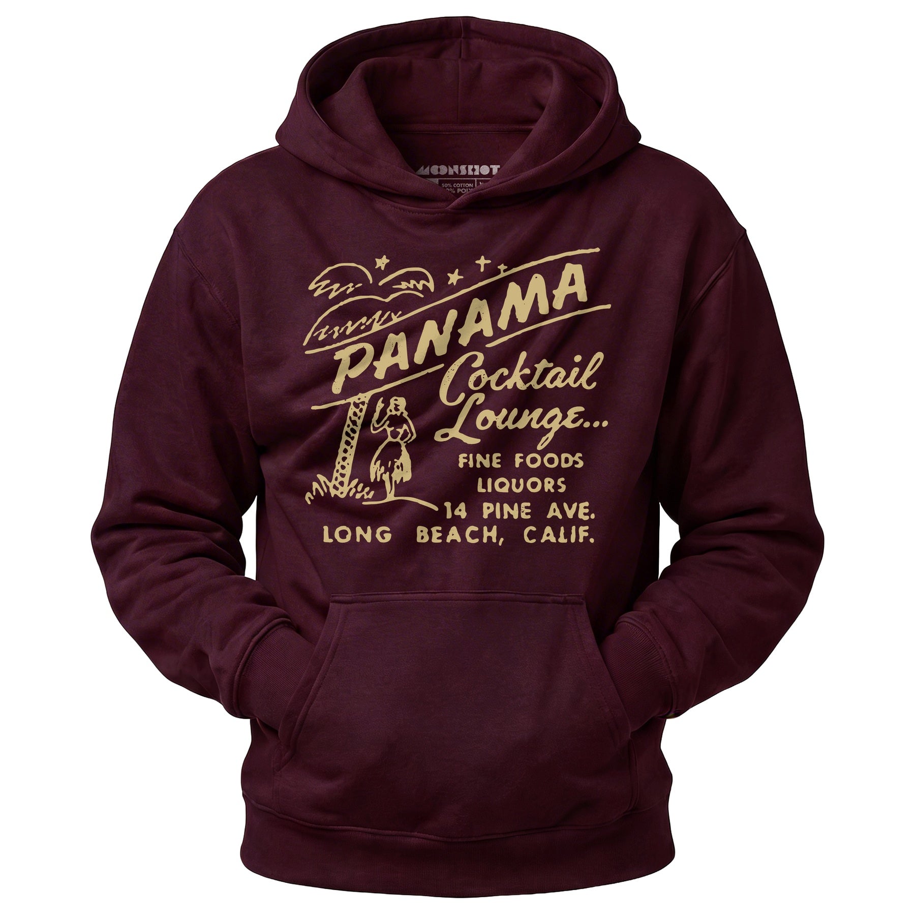 Panama Cocktail Lounge - Long Beach, CA - Vintage Tiki Bar - Unisex Hoodie