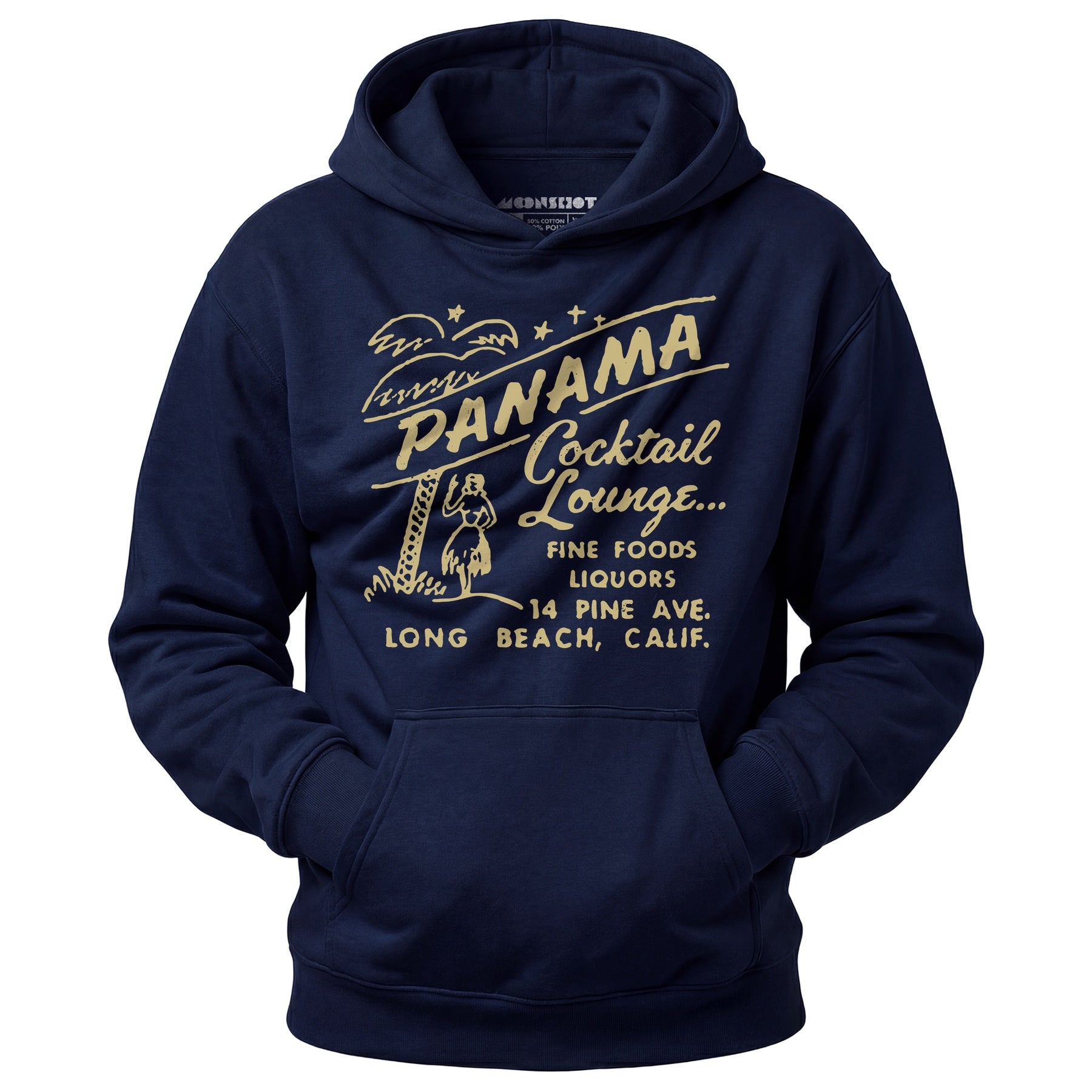 Panama Cocktail Lounge - Long Beach, CA - Vintage Tiki Bar - Unisex Hoodie