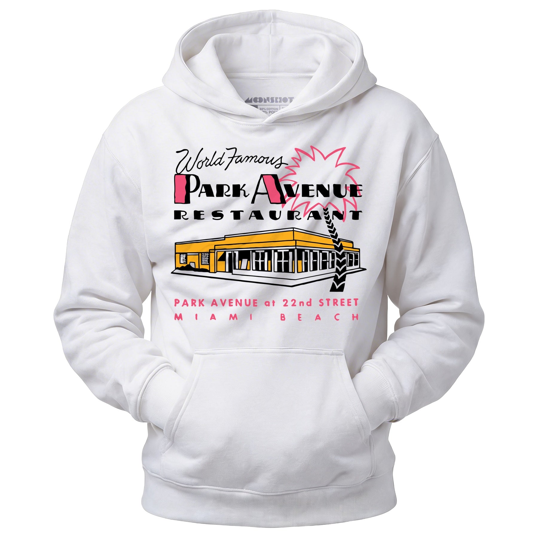 Park Avenue - Miami Beach, FL - Vintage Restaurant - Unisex Hoodie