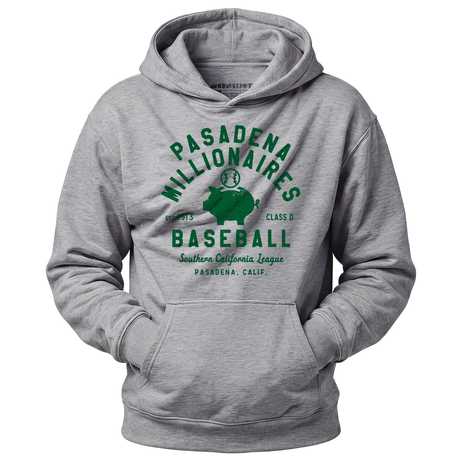Pasadena Millionaires - California - Vintage Defunct Baseball Teams - Unisex Hoodie