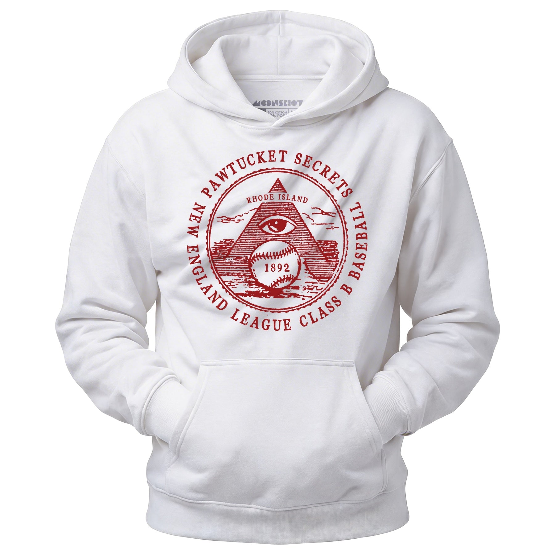 Pawtucket Secrets - Rhode Island - Vintage Defunct Baseball Teams - Unisex Hoodie