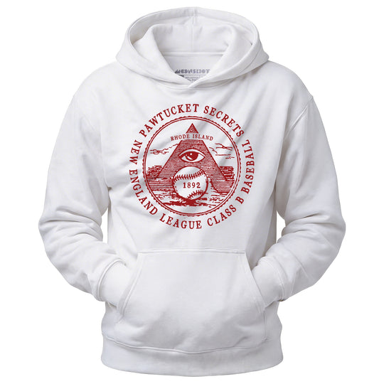 Pawtucket Secrets - Rhode Island - Vintage Defunct Baseball Teams - Unisex Hoodie