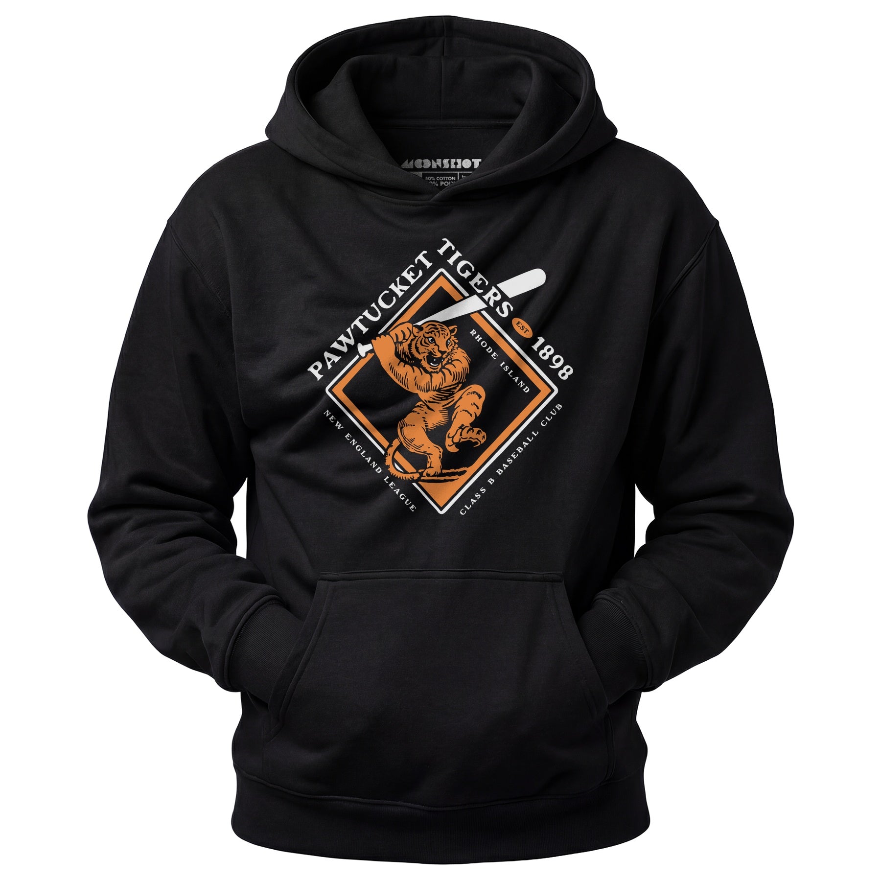 Pawtucket Tigers - Rhode Island - Vintage Defunct Baseball Teams - Unisex Hoodie