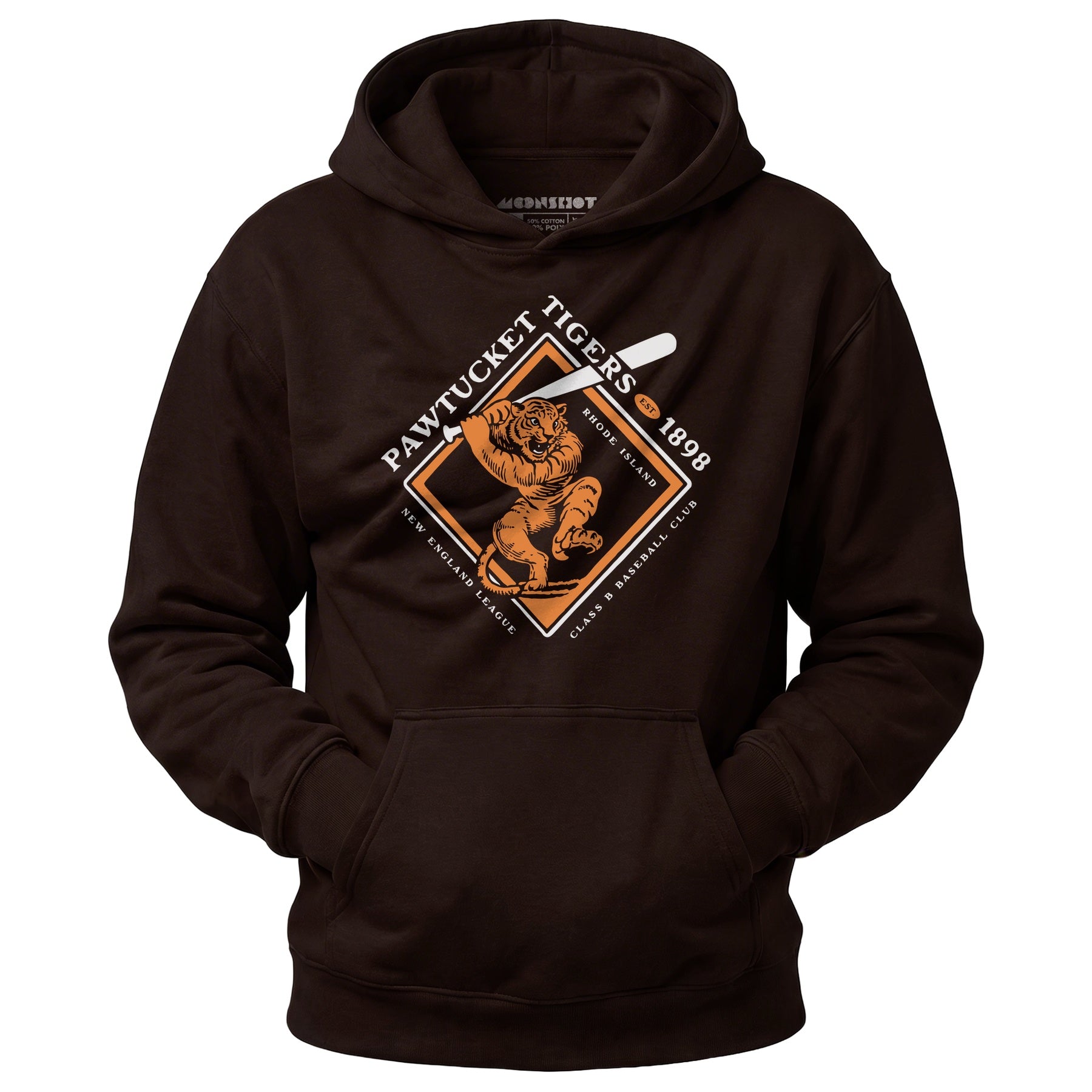 Pawtucket Tigers - Rhode Island - Vintage Defunct Baseball Teams - Unisex Hoodie