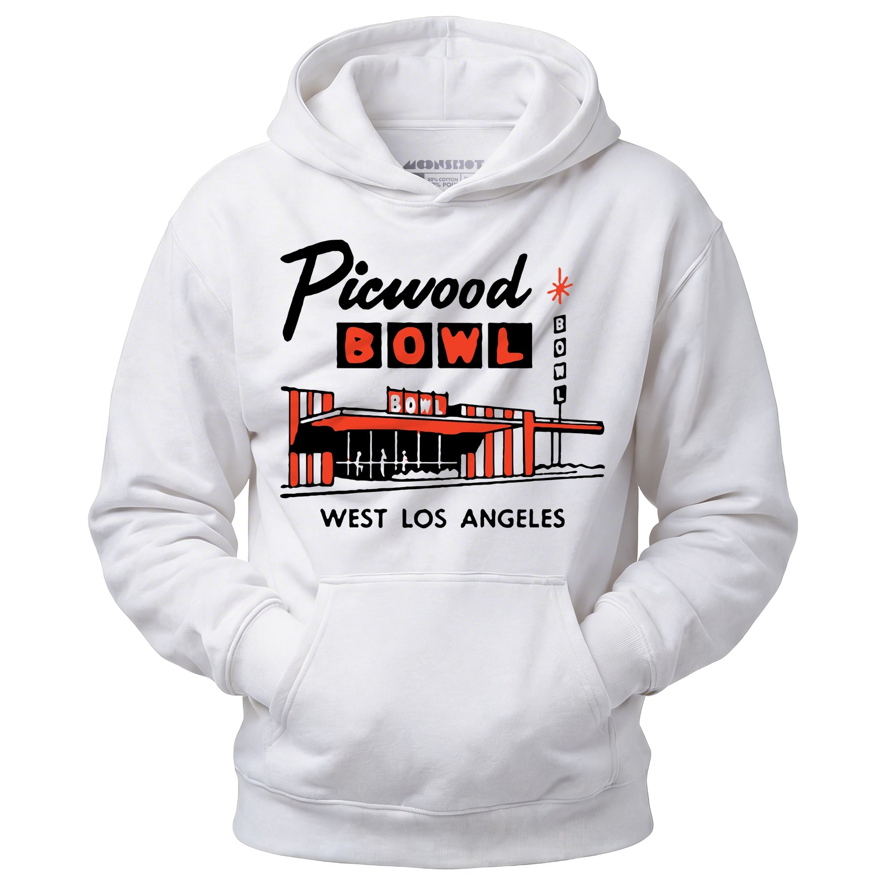 Picwood Bowl - Los Angeles, CA - Vintage Bowling Alley - Unisex Hoodie
