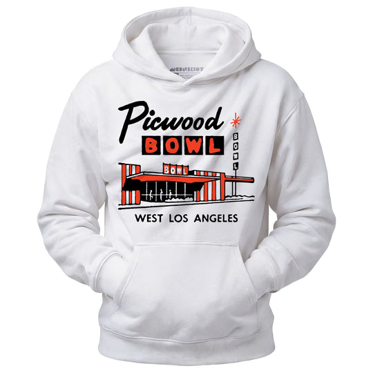 Picwood Bowl - Los Angeles, CA - Vintage Bowling Alley - Unisex Hoodie
