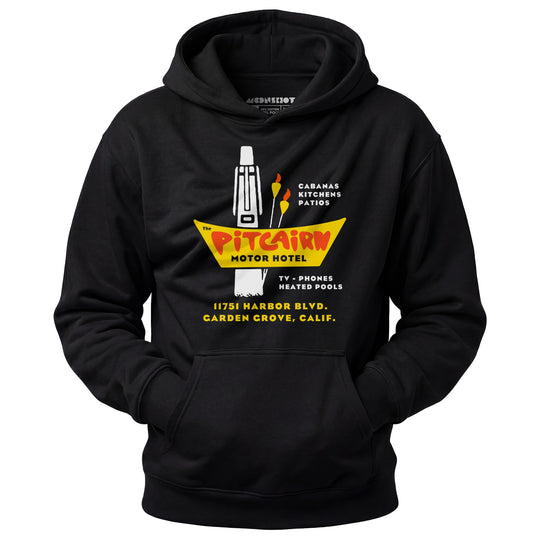 Pitcairn Motor Hotel - Garden Grove, CA - Vintage Hotel - Unisex Hoodie