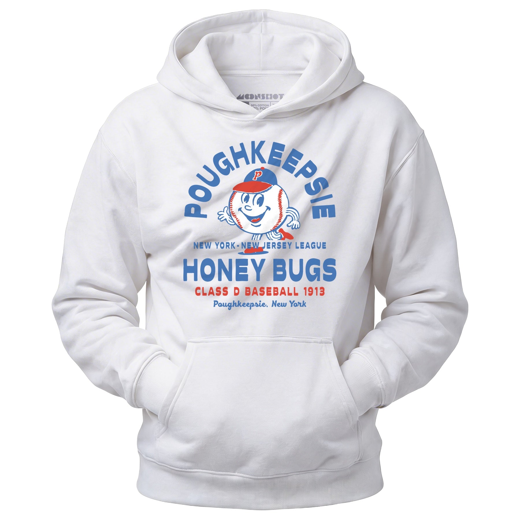 Poughkeepsie Honey Bugs - New Jersey - Vintage Defunct Baseball Teams - Unisex Hoodie