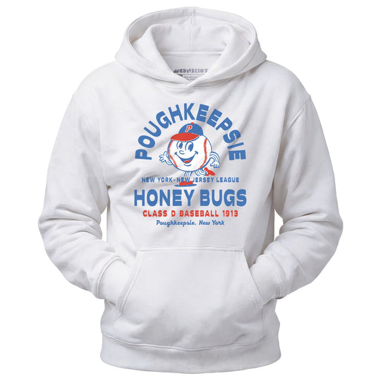 Poughkeepsie Honey Bugs - New Jersey - Vintage Defunct Baseball Teams - Unisex Hoodie