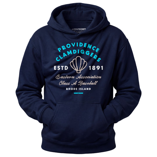 Providence Clamdiggers - Rhode Island - Vintage Defunct Baseball Teams - Unisex Hoodie