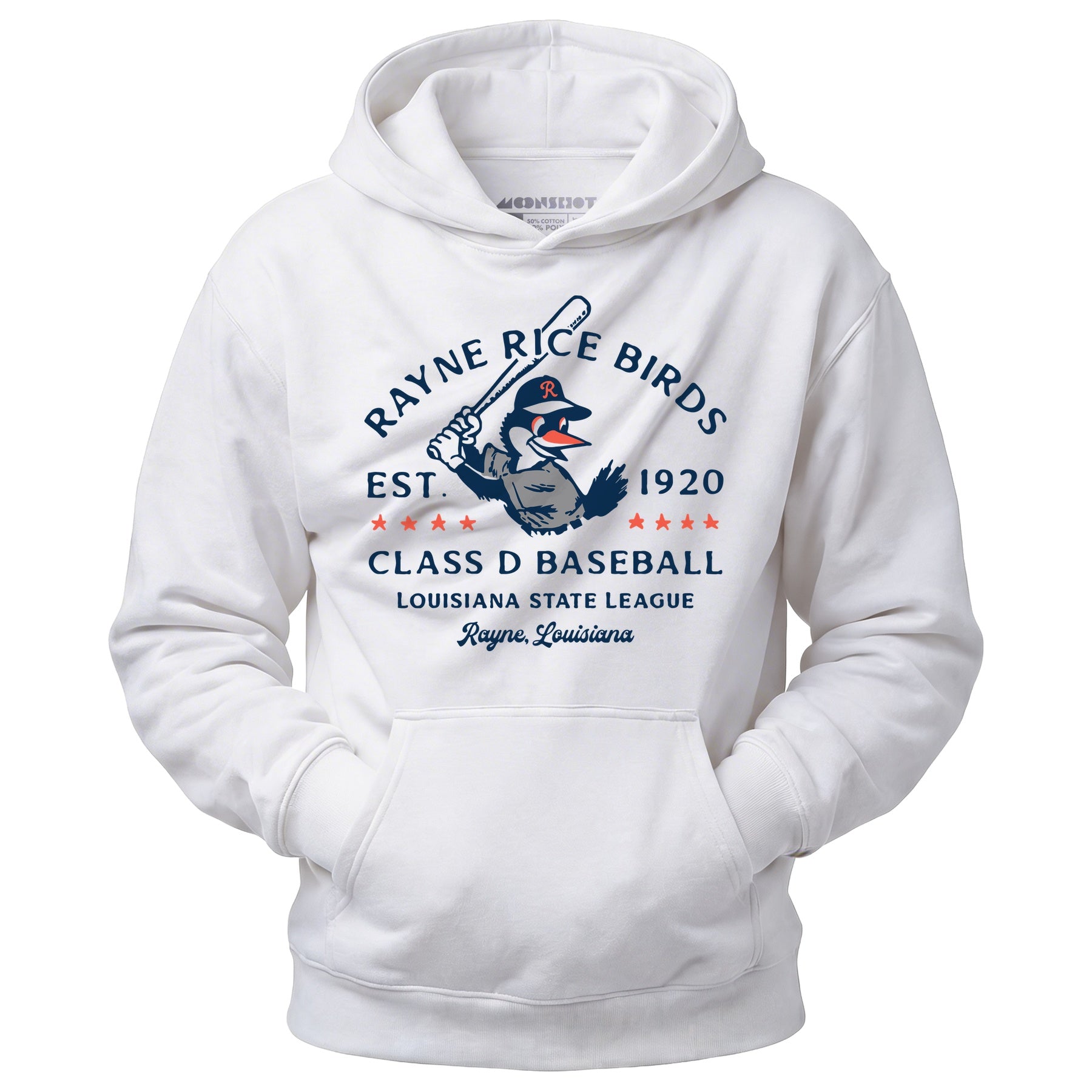 Rayne Rice Birds - Louisiana - Vintage Defunct Baseball Teams - Unisex Hoodie