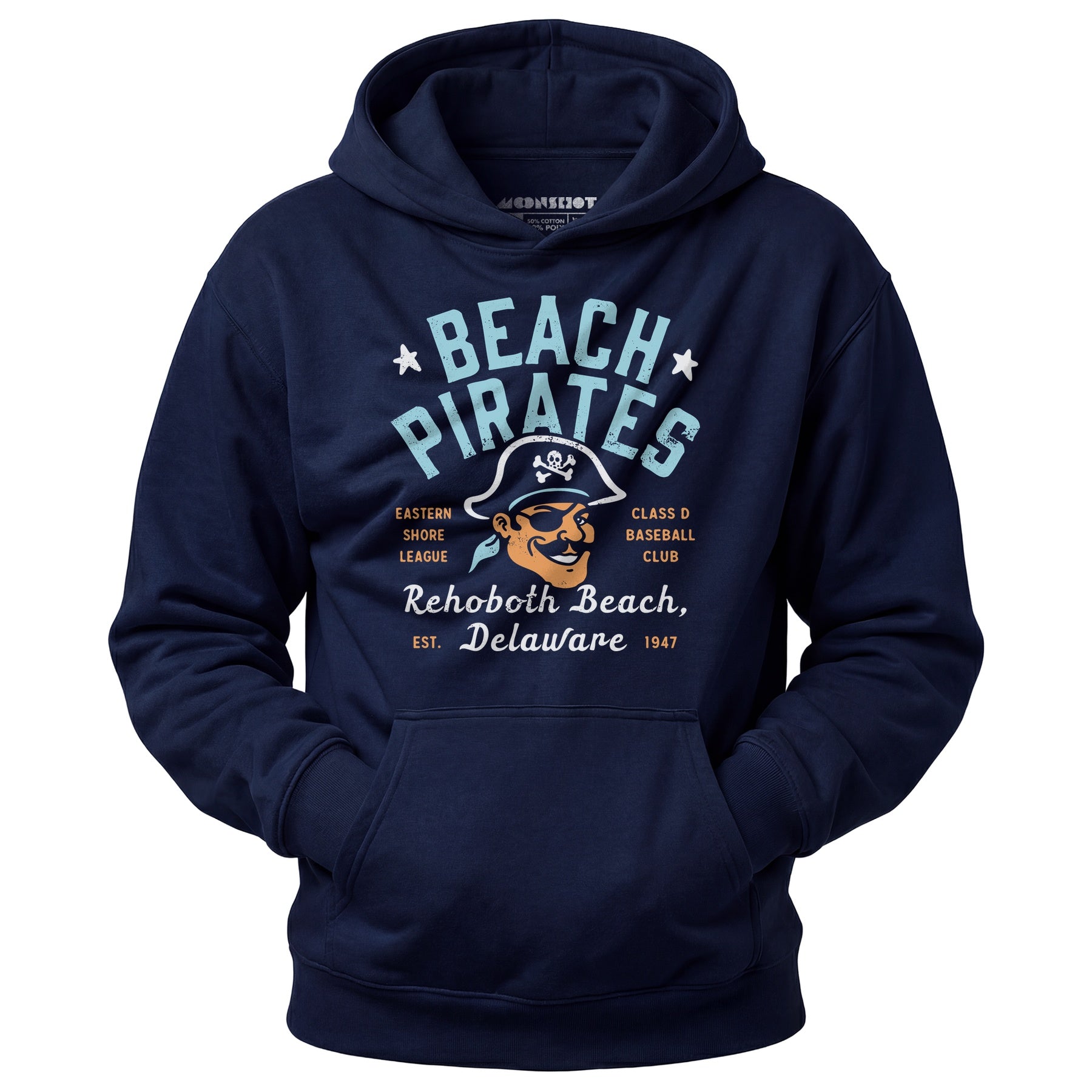 Rehoboth Beach Pirates - Delaware - Vintage Defunct Baseball Teams - Unisex Hoodie