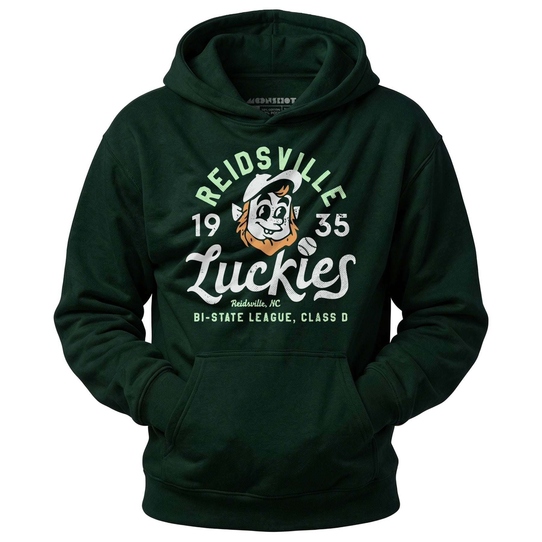 Reidsville Luckies - North Carolina - Vintage Defunct Baseball Teams - Unisex Hoodie