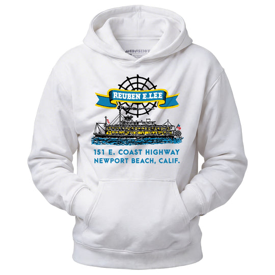 Reuben E. Lee - Newport Beach, CA - Vintage Restaurant - Unisex Hoodie