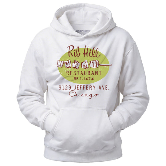 Rib Hill - Chicago, IL - Vintage Restaurant - Unisex Hoodie