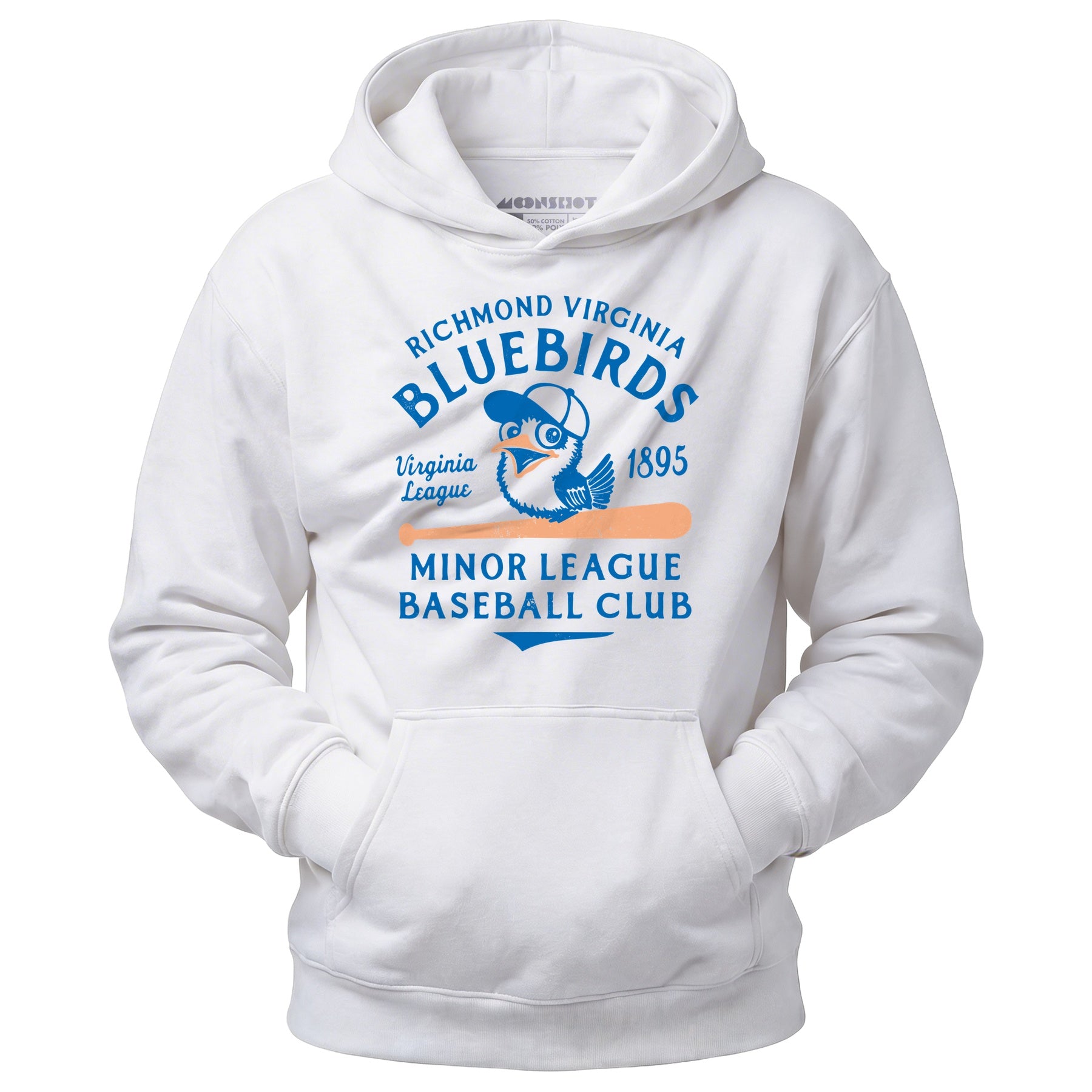 Richmond Bluebirds - Virginia - Vintage Defunct Baseball Teams - Unisex Hoodie