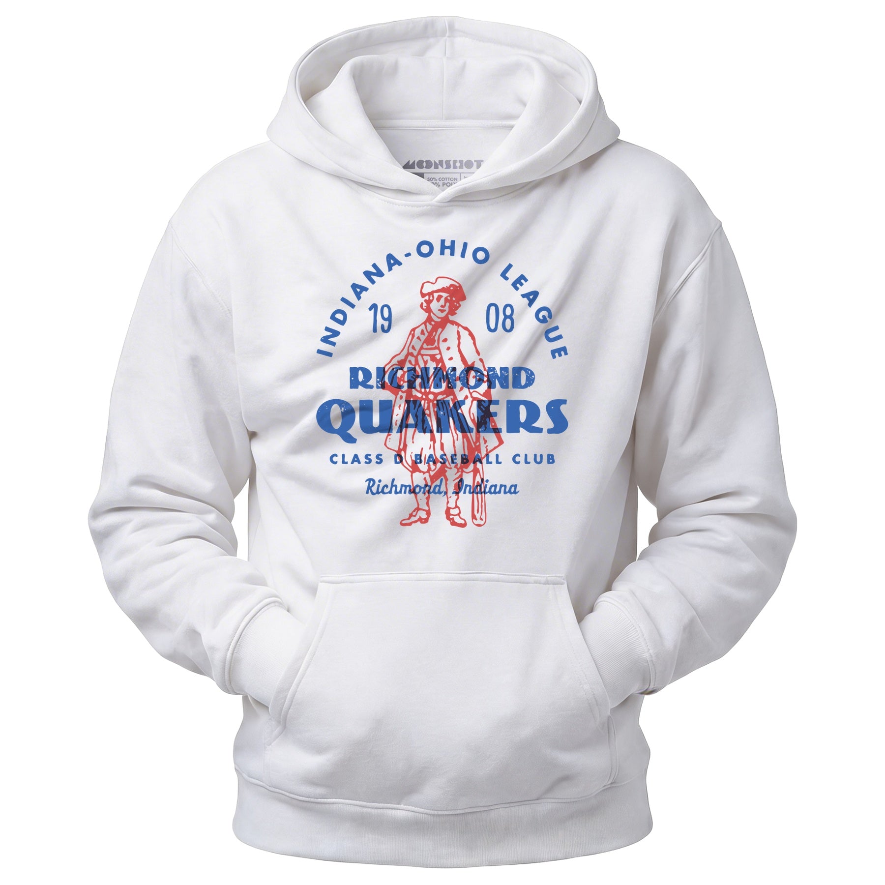 Richmond Quakers - Indiana - Vintage Defunct Baseball Teams - Unisex Hoodie