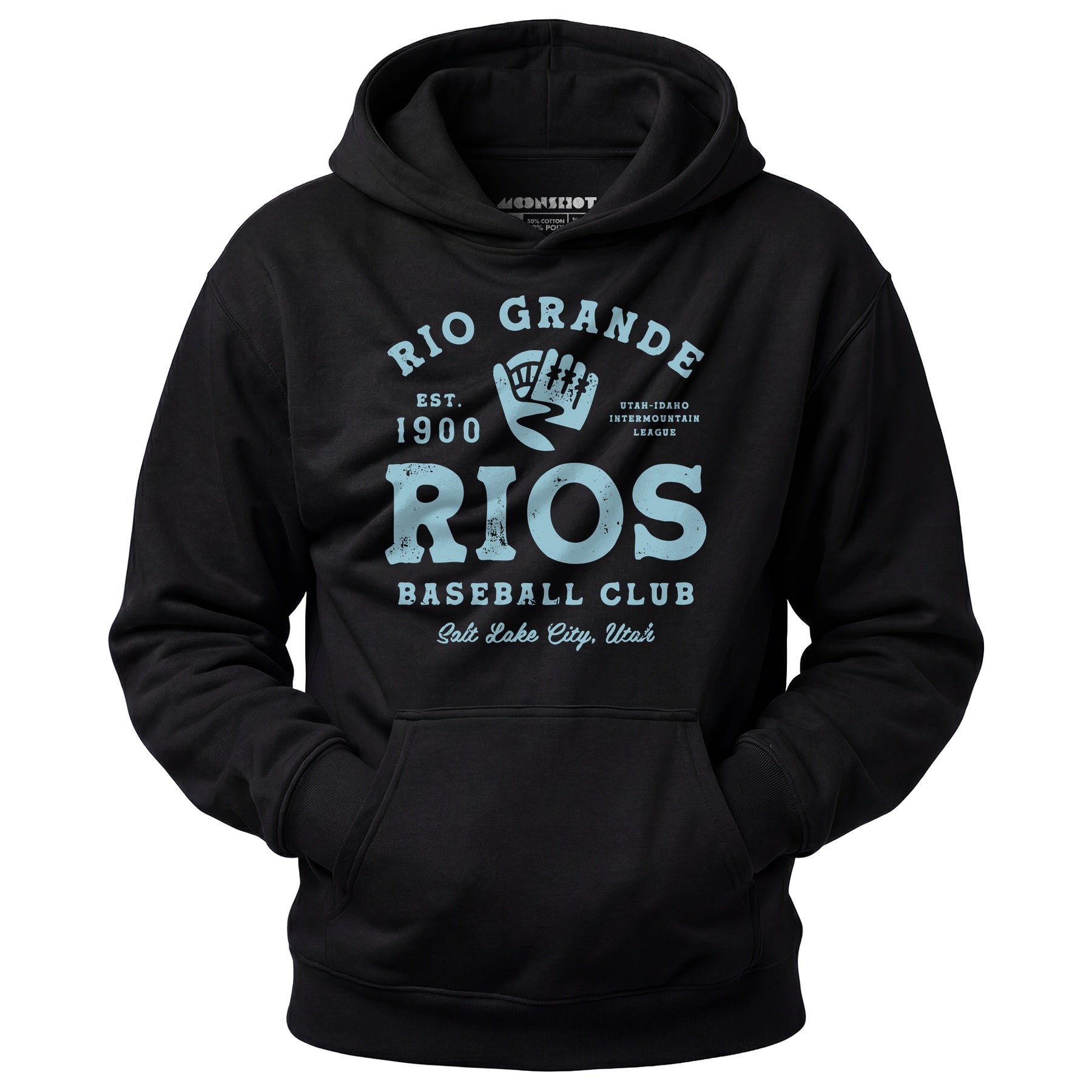 Rio Grande Rios - Utah - Vintage Defunct Baseball Teams - Unisex Hoodie