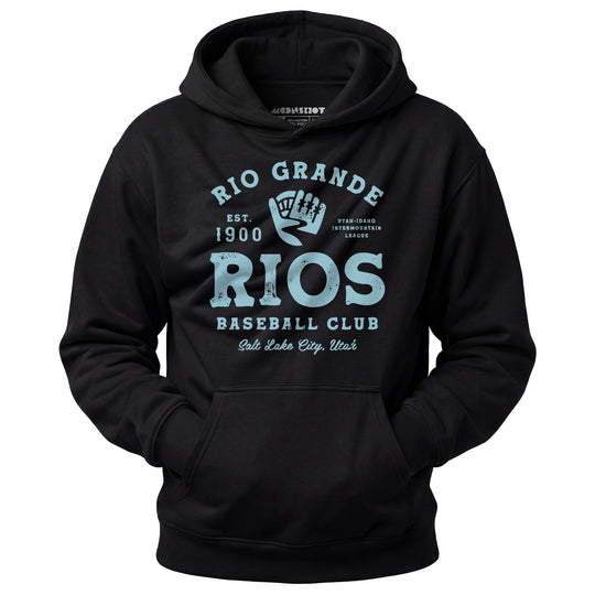 Rio Grande Rios - Utah - Vintage Defunct Baseball Teams - Unisex Hoodie