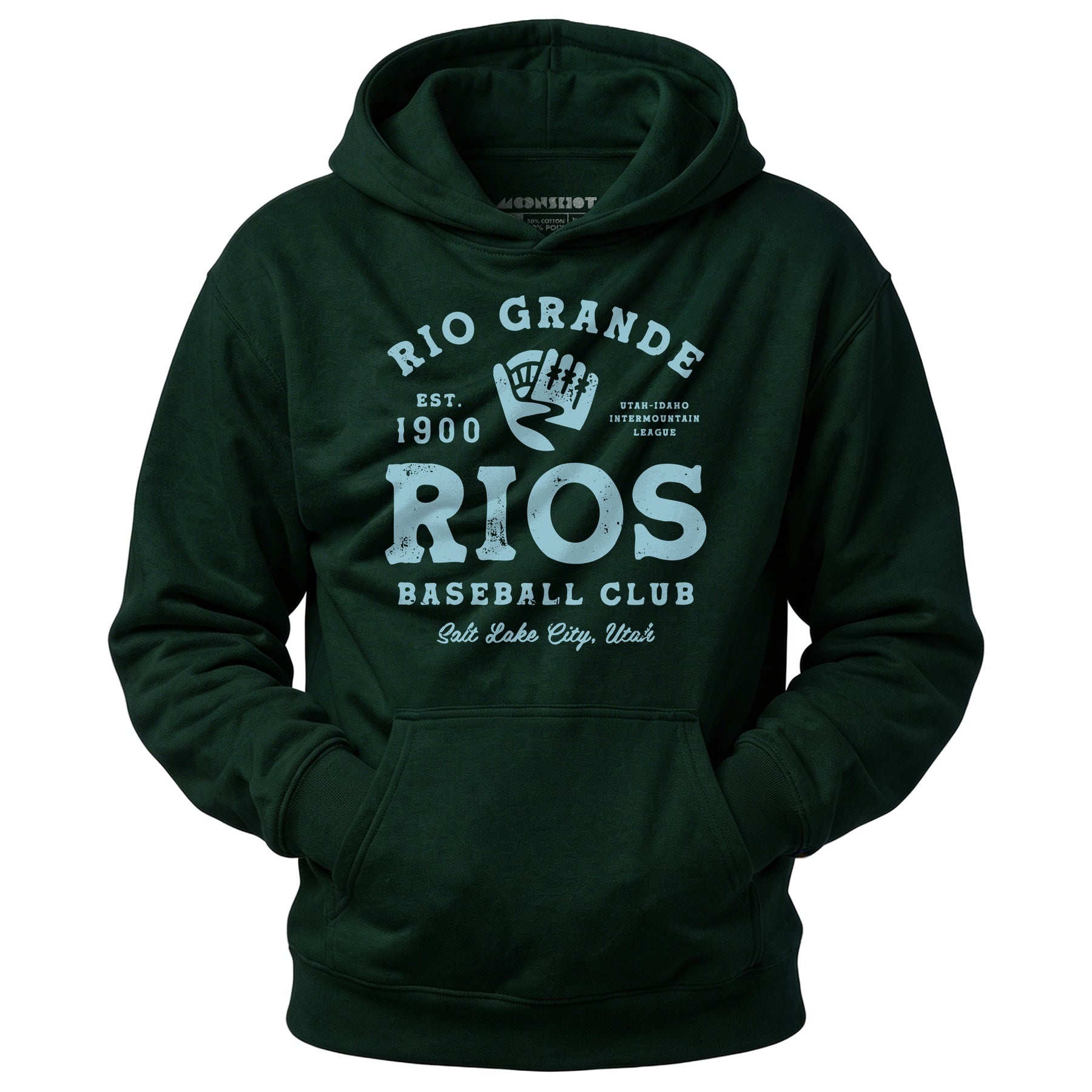 Rio Grande Rios - Utah - Vintage Defunct Baseball Teams - Unisex Hoodie