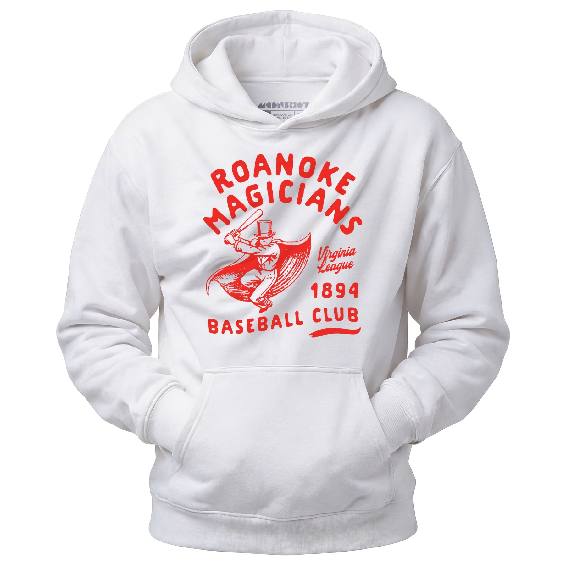 Roanoke Magicians - Virginia - Vintage Defunct Baseball Teams - Unisex Hoodie