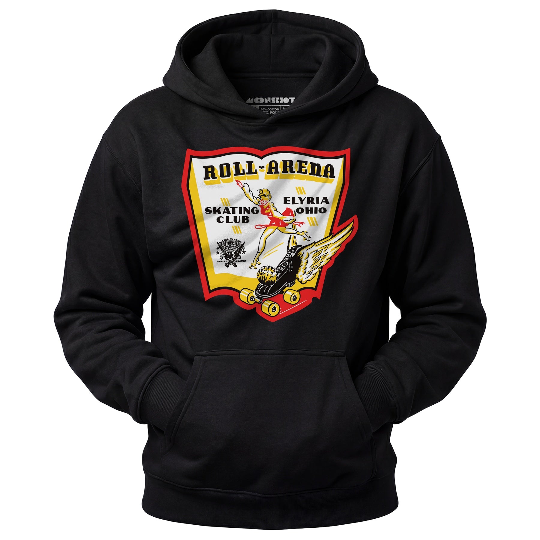 Roll-Arena - Elyria, OH - Vintage Roller Rink - Unisex Hoodie