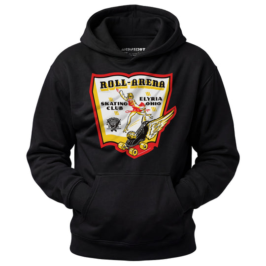 Roll-Arena - Elyria, OH - Vintage Roller Rink - Unisex Hoodie