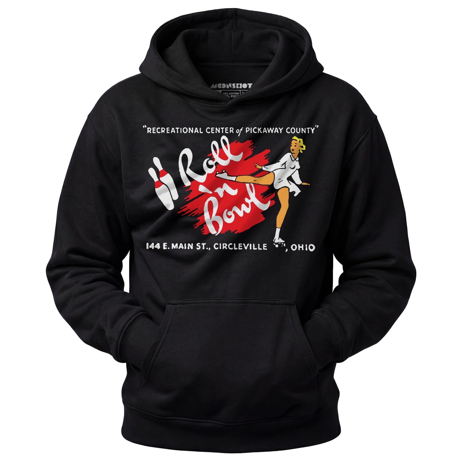 Roll 'n Bowl - Circleville, OH - Vintage Bowling Alley - Unisex Hoodie