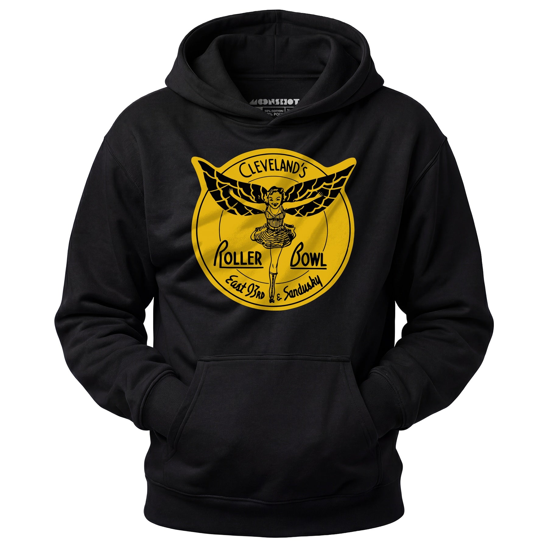 Roller Bowl - Cleveland, OH - Vintage Roller Rink - Unisex Hoodie