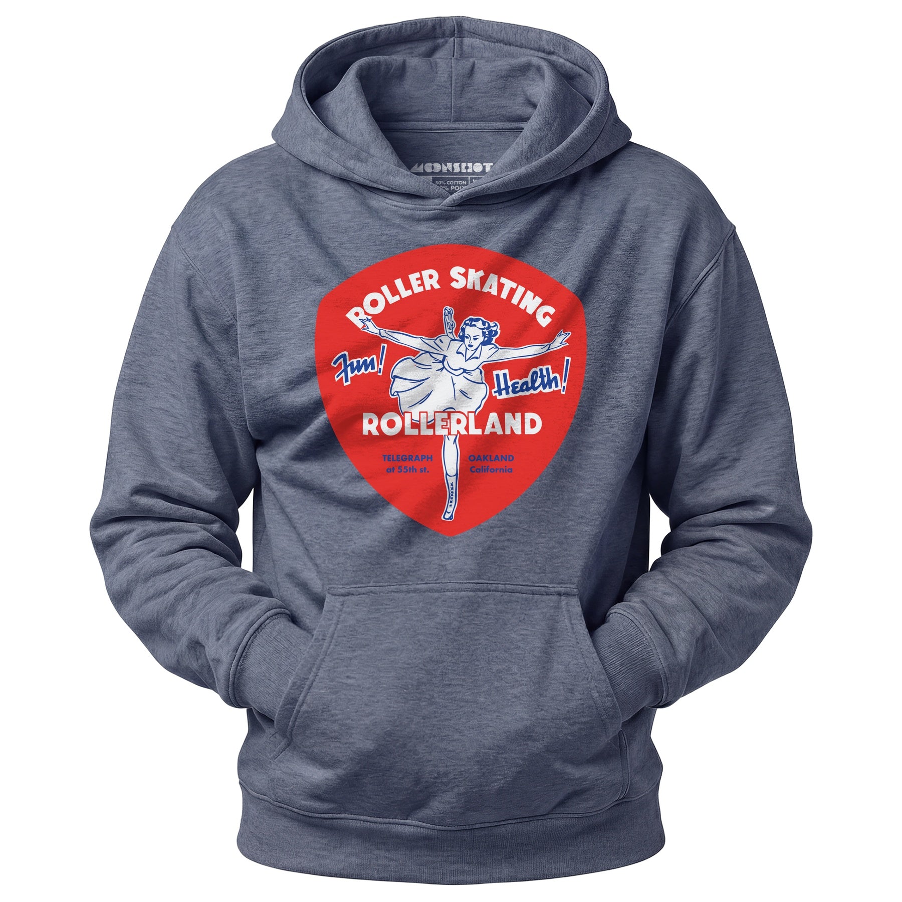 Rollerland - Oakland, CA - Vintage Roller Rink - Unisex Hoodie