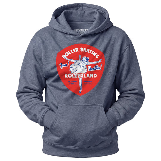 Rollerland - Oakland, CA - Vintage Roller Rink - Unisex Hoodie