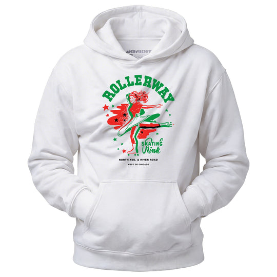 Rollerway - Chicago, IL - Vintage Roller Rink - Unisex Hoodie
