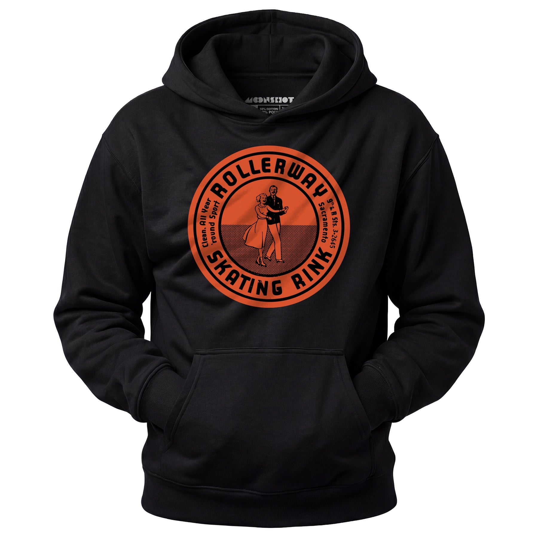 Rollerway - Sacramento, CA - Vintage Roller Rink - Unisex Hoodie