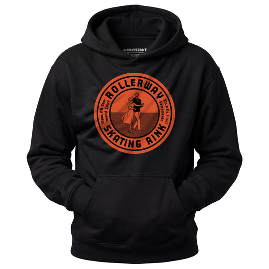 Rollerway - Sacramento, CA - Vintage Roller Rink - Unisex Hoodie