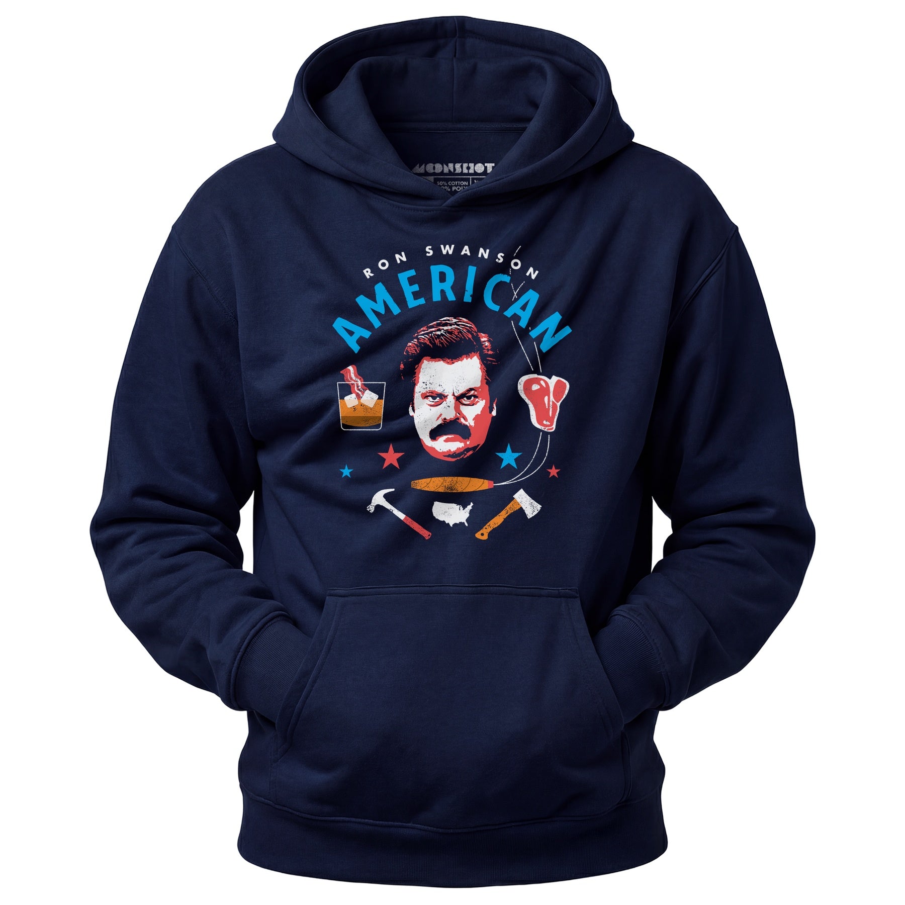 Ron Swanson American - Unisex Hoodie