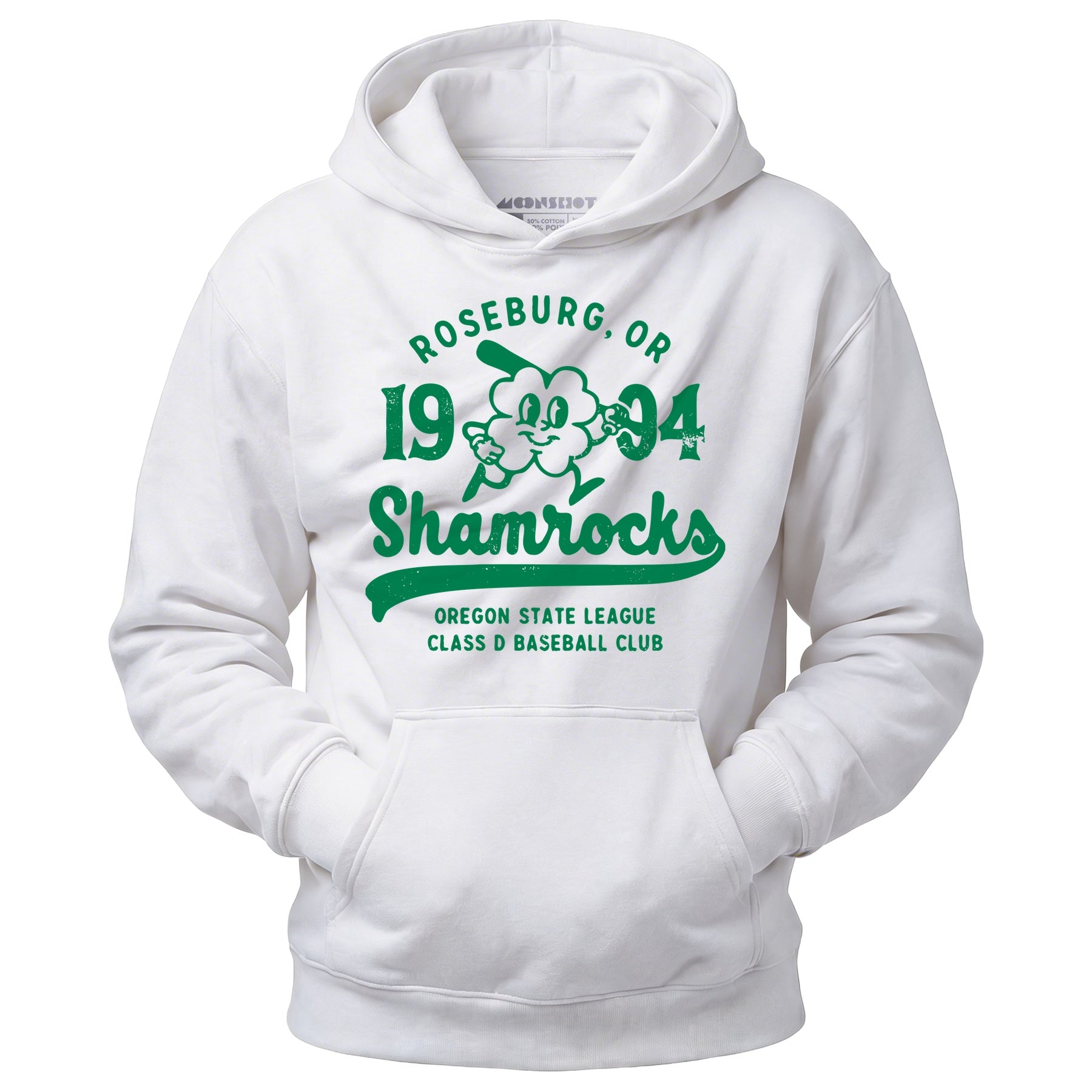 Roseburg Shamrocks - Oregon - Vintage Defunct Baseball Teams - Unisex Hoodie
