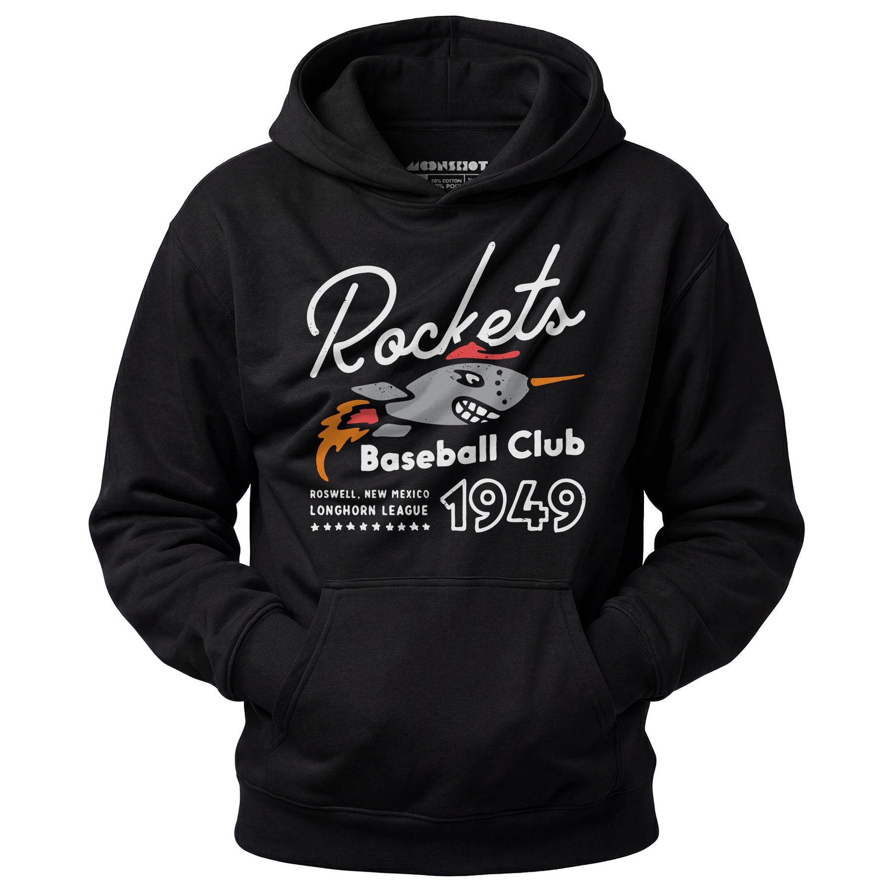 Roswell Rockets - New Mexico - Vintage Defunct Baseball Teams - Unisex Hoodie