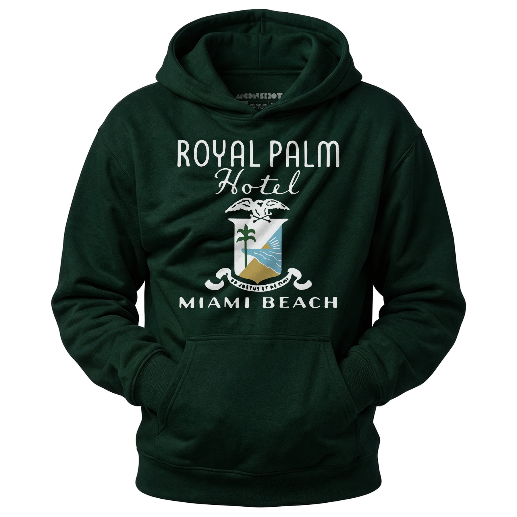 Royal Palm - Miami, FL - Vintage Hotel - Unisex Hoodie