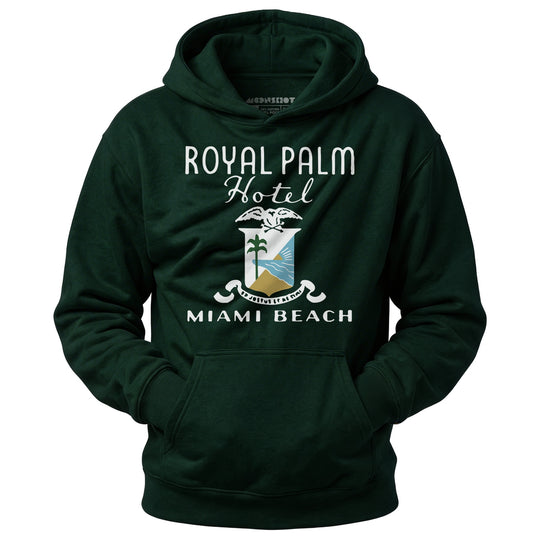 Royal Palm - Miami, FL - Vintage Hotel - Unisex Hoodie
