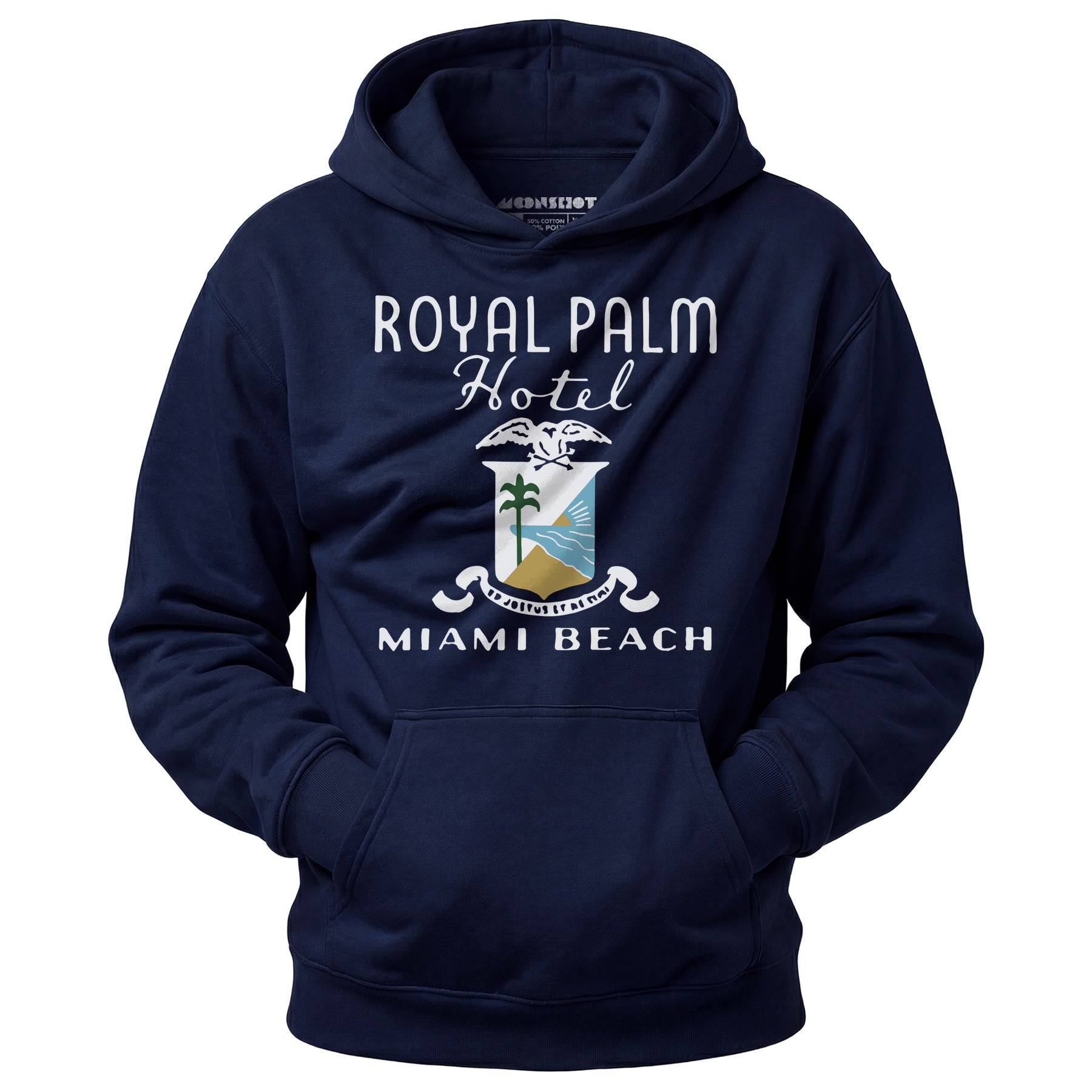 Royal Palm - Miami, FL - Vintage Hotel - Unisex Hoodie