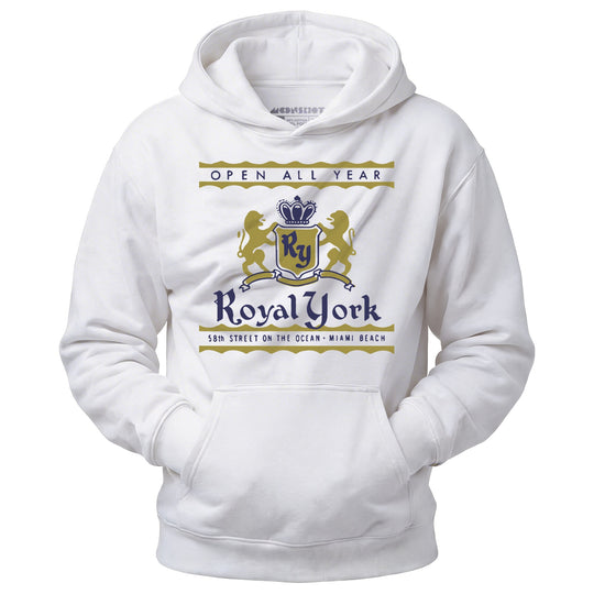 Royal York - Miami, FL - Vintage Hotel - Unisex Hoodie