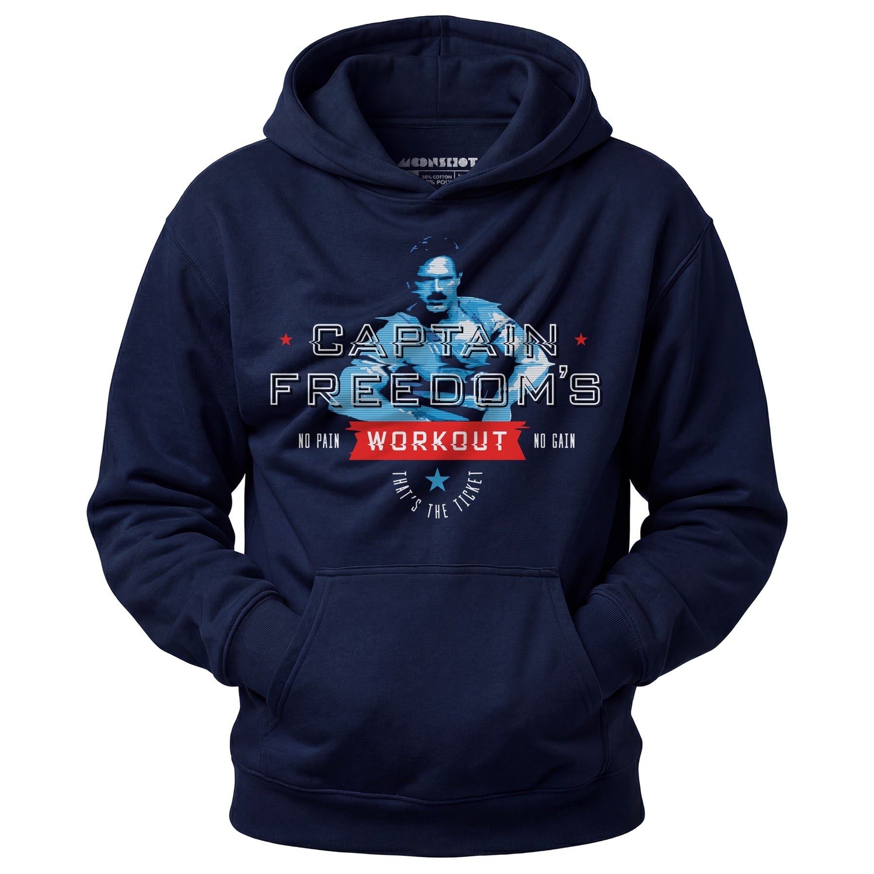 Running Man - Captain Freedom's Workout - Unisex Hoodie