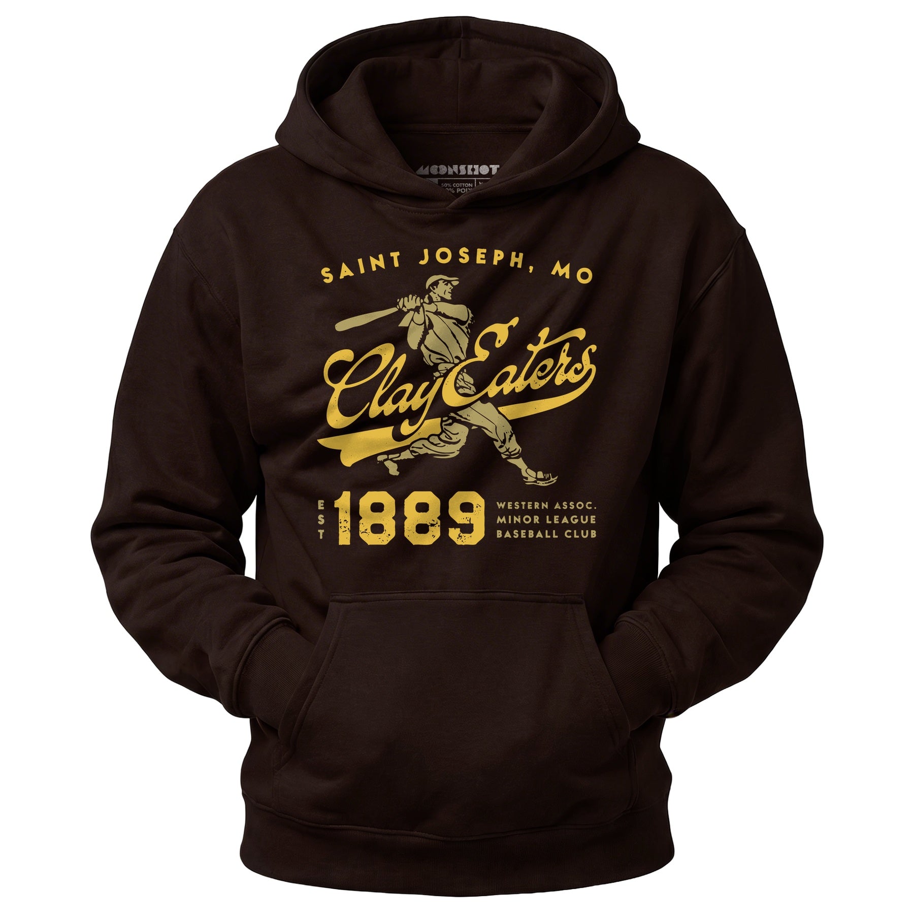 Saint Joseph Clay Eaters - Missouri - Vintage Defunct Baseball Teams - Unisex Hoodie